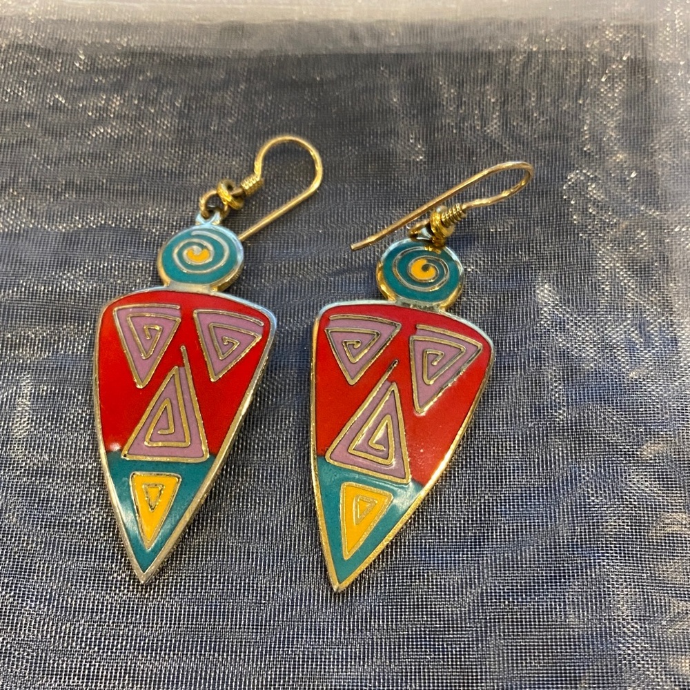 Laurel Burch Vintage Women’s Wisdom Earrings